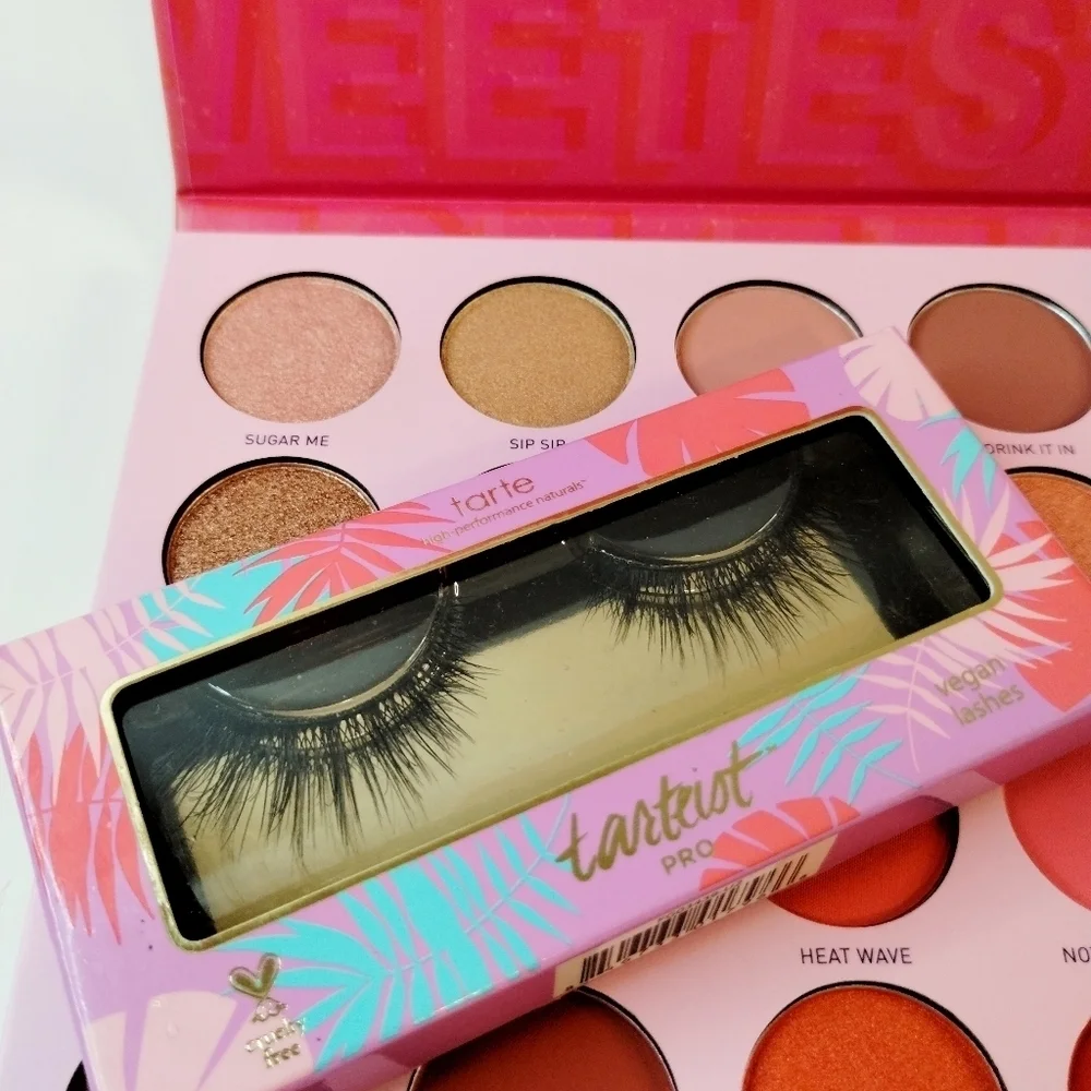 Morphe Cosmetics 35T Sweetest Tea Artistry Eyeshadow Palette W FREE Tarte Lashes